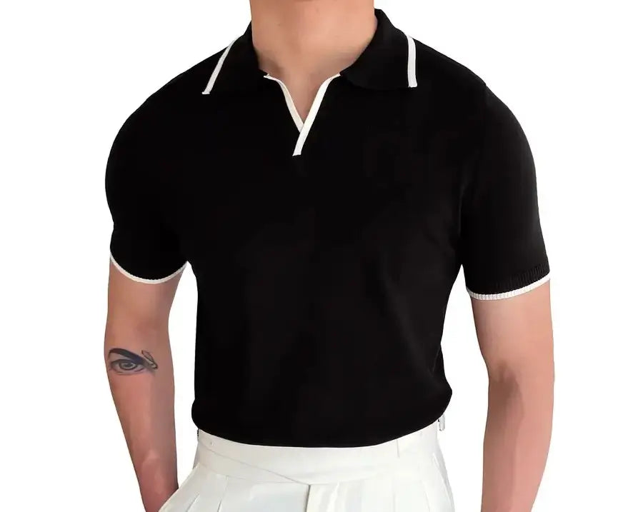 PrestioKnit Luxe-Poloshirt